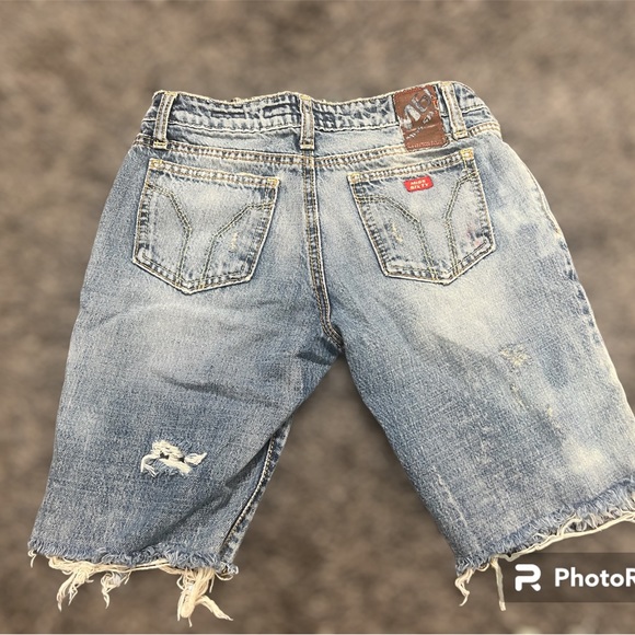 Miss Sixty Jeans Ripped Distressed Jean Shorts - 24 - Picture 16 of 16